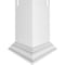 Ekena Millwork Craftsman Classic Square Non-Tapered, Recessed Panel PVC Column, Crown Capital & Crown Base CC1008ENMCRCR - alternate 3